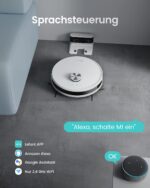 Lefant M1 Saugroboter mit Wischfunktion – 5500Pa Saugkraft für Tierhaare & Hartböden – Bild 5