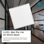 LUXULA LED Panel 62x62 cm Backlit 36W 3600lm 4000K – Bürobeleuchtung für Rasterdecken – Bild 3