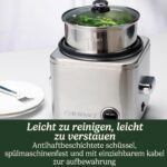 Cuisinart Reiskocher 400g – Multikocher mit Dampfeinsatz & Warmhaltefunktion für bis zu 6 Personen – Bild 5