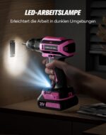 20V Akkuschrauber VIWKO mit 42Nm & 25+1 Drehmomentstufen – 56-teiliges Set für DIY – Bild 7