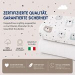 FlyIdeas Spannbettlaken-Set 80x160 cm – 100% Baumwolle für Kinderbetten – Bild 7