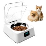 HOSPAOP Futterautomat Nassfutter 350 ml – Intelligenter Katzenfutter Automat mit Infrarot Sensor & USB Akku