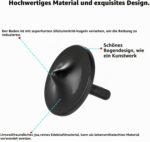 LOQATIDIS Edelstahl Kreisel – Präzisions-Spinner mit über 6 Min. Schleuderzeit (L/Schwarz) – Bild 4