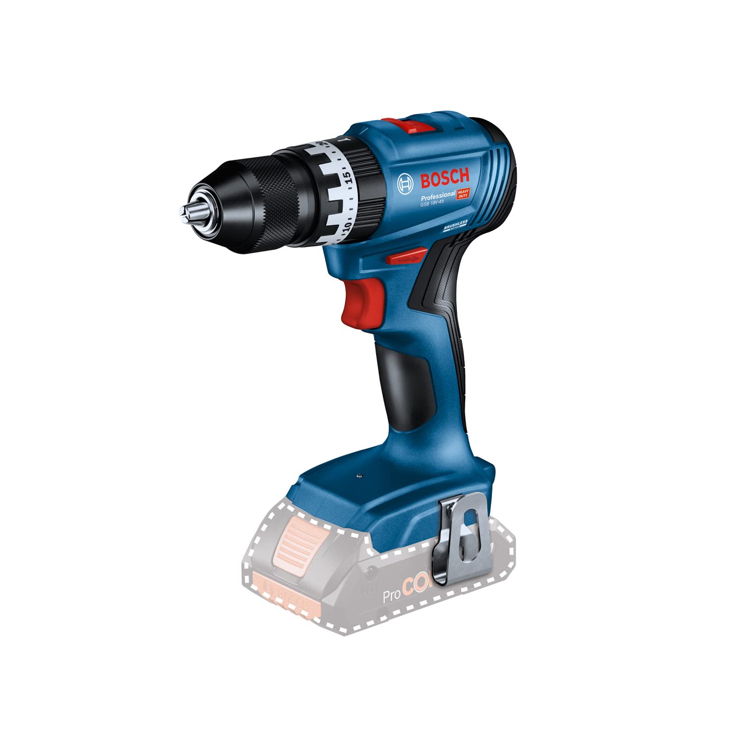 Bosch Professional GSB 18V-45 Schlagbohrschrauber – 45 Nm Drehmoment für Profis