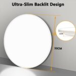 YIFMOO 40W LED Deckenleuchte Ø50cm – Dimmbar mit Fernbedienung & 3000-6500K – Bild 2