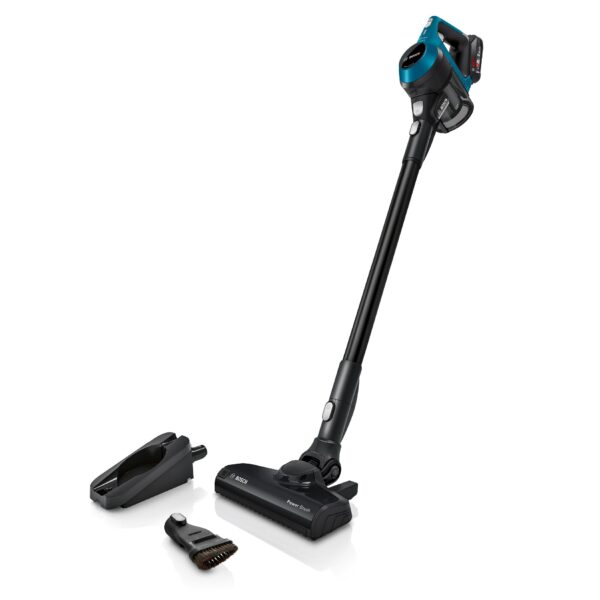 Bosch Akku-Staubsauger Unlimited Serie 6 BKS6111P – Kabelloses Handgerät für alle Böden