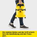 KÄRCHER WD 2 Plus Nass-/Trockensauger 1000 W – Vielseitig für Haus, Werkstatt & Auto – Bild 4