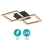 EGLO RGBIC LED Deckenleuchte mit Fernbedienung – Gaming & Party Ambientebeleuchtung – Bild 5
