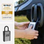 ABUS KeyGarage 797 Schlüsselsafe mit Zahlencode & Bügel – Schlüsselkasten für 20 Schlüssel – Bild 4