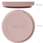 Moonkie 2er Set Silikon Kinderteller mit Saugnapf – BPA-frei & rutschfest für sicheres Esslernen – Bild 2