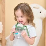 Oberni Trinklernbecher 270ml Grün – Auslaufsicherer Sippy Cup für Kleinkinder ab 12 Monaten – Bild 3