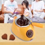 Haofy Elektrische Schokoladenschmelzmaschine mit 7 Formen – Fondue-Set für Heimgebrauch – Bild 2