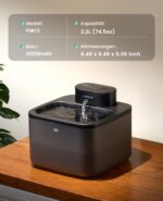 oneisall 2.2L kabelloser Katzenbrunnen – 20dB ultraleise mit Bewegungsmelder & 45 Tage Akkulaufzeit – Bild 9