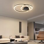 Homefire LED Deckenlampe 40cm 23W – 3000K Warmweiss mit drehbarem 2-Ring Design – Bild 2