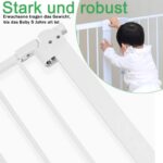 UISEBRT Treppenschutzgitter 85-95 cm – Selbstschliessendes Türgitter ohne Bohren – Bild 7