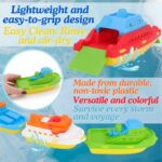 Toyland® 4er Spielzeugboot-Set – Schwimmendes Wasserspielzeug für Kinder ab 2 Jahren – Bild 6