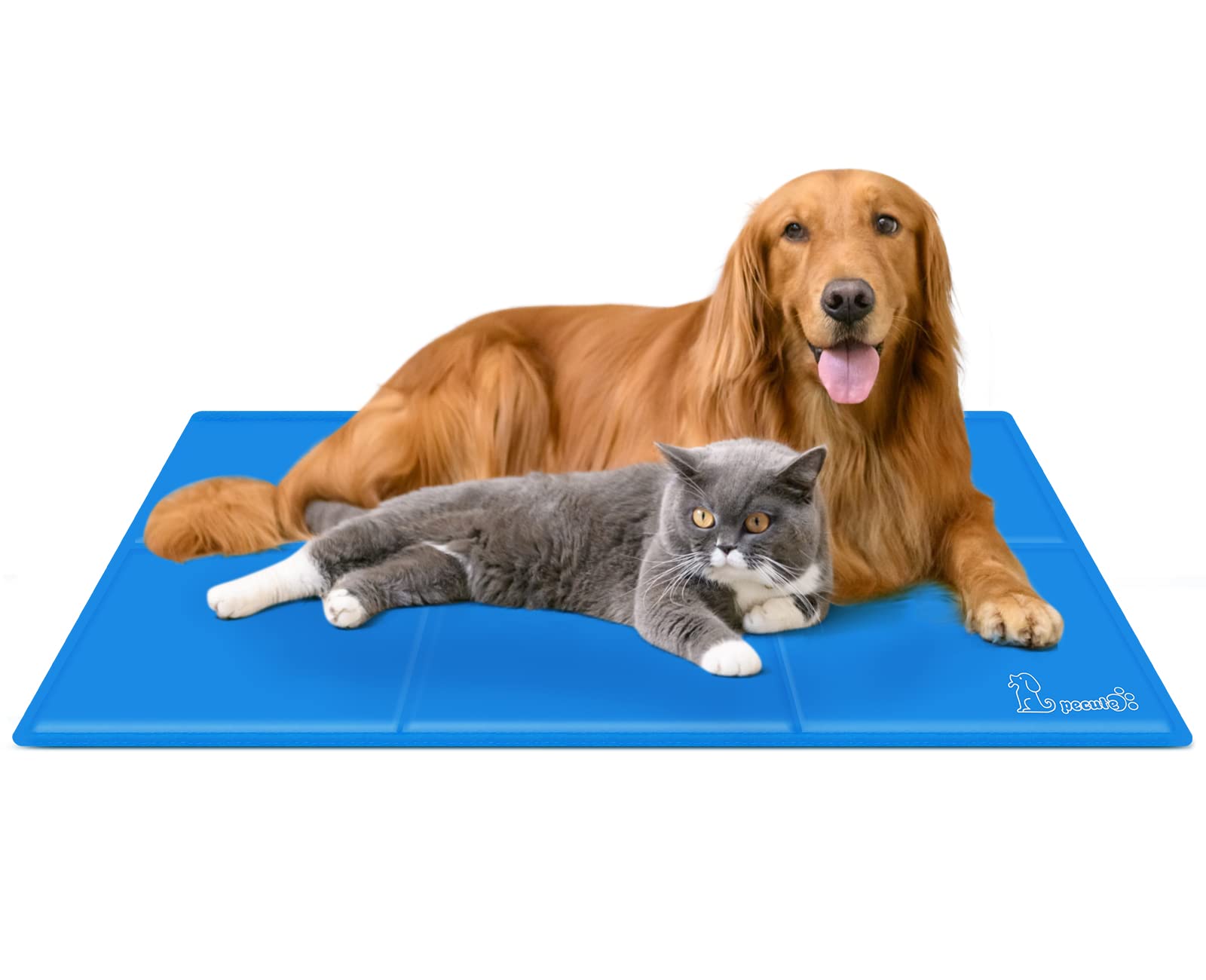 pecute Kühlmatte für Hunde mit Selbstkühlungs-Gel – Langlebig & Wasserdicht