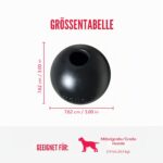 KONG Extreme Ball mit Loch – Beisssfester Spielball für grosse & mittlere Hunde – Bild 2