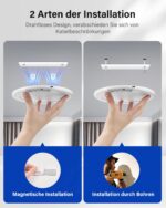 Leselux Akku Deckenlampe 19cm mit Bewegungsmelder – Kabellose LED-Deckenleuchte dimmbar – Bild 5