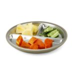 PandaEar Edelstahl Kinderteller-Set 2er mit Besteck – rutschfest & BPA-frei – Bild 5