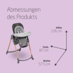 Maxi-Cosi Minla 6-in-1 Hochstuhl mitwachsend – Von Geburt bis 14 Jahre, bis 60 kg – Bild 3