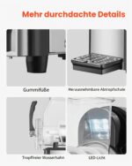 VEVOR Slusheis-Maschine 4L Edelstahl – Profi-Getränkefrostgerät für Gastronomie – Bild 8