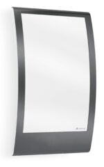 Steinel L 22 Außenleuchte Anthrazit – moderne Wandleuchte mit Edelstahlblende für Hauseingang