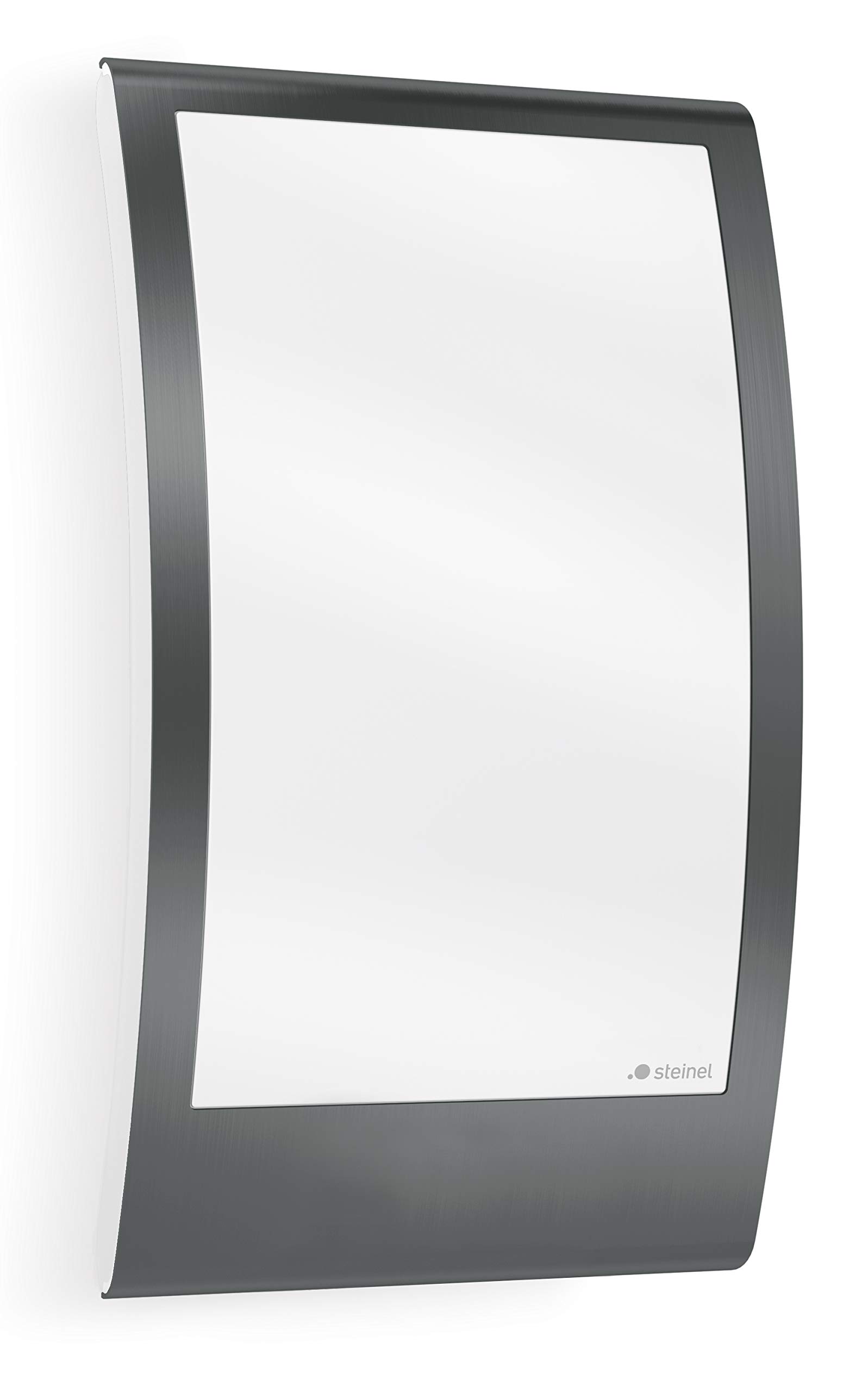 Steinel L 22 Außenleuchte Anthrazit – moderne Wandleuchte mit Edelstahlblende für Hauseingang