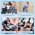 Graco DuoRider Doppel-Kinderwagen – Leichter Zwillingswagen ab Geburt bis 3 Jahre – Bild 5