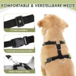 SlowTon Hundegeschirr Grösse S mit Autosicherheitsgurt – atmungsaktiv & sicher für Reisen – Bild 2