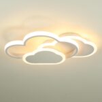 MELAYR LED Deckenleuchte 21W mit Wolken-Design – 3 Farbtemperaturen & Memory-Funktion