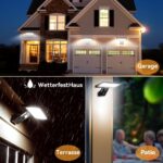 JESLED Solarleuchte 90 LED mit Bewegungsmelder – Superhelle Wandleuchte IP65 für Garten, 2er Set – Bild 6
