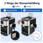 Tubisku 3-in-1 Eismaschine mit Wasserspender & Eiscrusher – 16 Eiswürfel in 7-9 Min – Bild 4