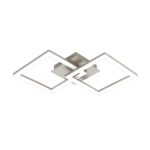 EGLO Palmaves 2 LED Deckenleuchte 37 cm – Moderne Designlampe Nickel-Matt für Wohnzimmer – Bild 2