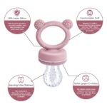 JEXFUN Fruchtsauger Baby 3er-Set – Zahnungshilfe & Obstschnuller ab 6 Monaten, BPA-frei – Bild 6