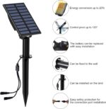 T-SUN Solar Gartenleuchte 2er Set – IP65 Solarstrahler mit Auto-on/off für Gärten – Bild 7