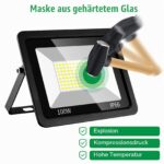 Eleganted 100W LED Strahler Außen – 10000 Lumen Flutlicht IP66 Wasserfest für Garten & Hof – Bild 3