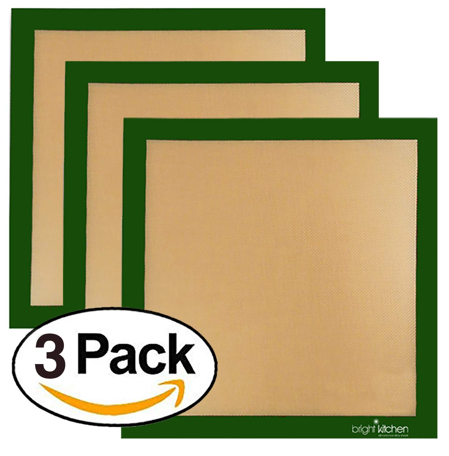 3er-Set Silikon-Dörrerblätter 35,6 x 35,6 cm – Antihaft-Matten für Excalibur Dörrautomat