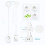 PRINCEWAY LED Wandleselampe mit USB-Ladefunktion – Dimmbar & 3 Lichtfarben für Schlafzimmer – Bild 7
