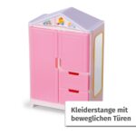 BABY born Minis Möbelset mit Kleiderschrank & Wickeltisch – Skandinavisches Kinderzimmer – Bild 7