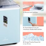 Klarstein Eiswürfelmaschine – Schneller Ice Maker mit 12kg/24h & Selbstreinigung – Bild 5