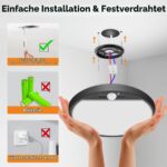 slochi 2er Set LED Deckenleuchte mit Bewegungsmelder – 15W 1500lm für Flur & Küche – Bild 8