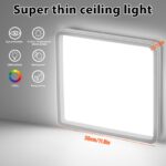 Psatfito G 24W LED Deckenleuchte 3000K–6500K – Dimmbar mit Fernbedienung für Küche & Schlafzimmer – Bild 5