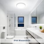 Lepro LED Deckenlampe 24W, 2400lm, 5000K Kaltweiß – IP44 Badezimmerleuchte – Bild 3