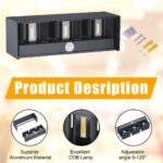 Klighten 30W LED-Aussenlampe mit Bewegungsmelder – Anthrazit IP65 für Garten & Terrasse – Bild 3
