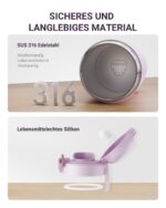 Comfyer BW02 Tragbarer Flaschenwärmer 500 ml mit Sterilisator – 16000 mAh Akku für unterwegs – Bild 8