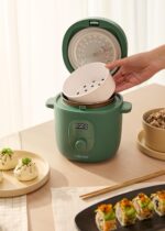 CREATE Reiskocher 1.2L Salbeigrün – Multifunktional mit Dampfgarer & Warmhalten – Bild 7