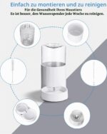 JOFLVA Automatischer Wasserspender 2.5L – Stromloser Trinkbrunnen für Hunde & Katzen – Bild 6