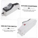 SOLUSTRE Elektrischer Messerschärfer 40W – Professionelles Schärfen für Küchenmesser & Scheren – Bild 6