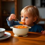 PandaEar 3er Set Edelstahl Babysaugschalen mit Löffeln – Auslaufsicher & BPA-frei – Bild 2